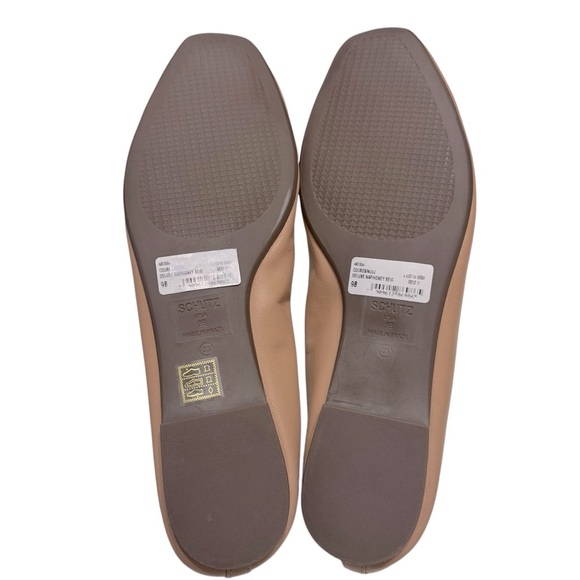 New Schutz Arissa Square Toe Ballet Flat Sz 9 - Picture 8 of 11